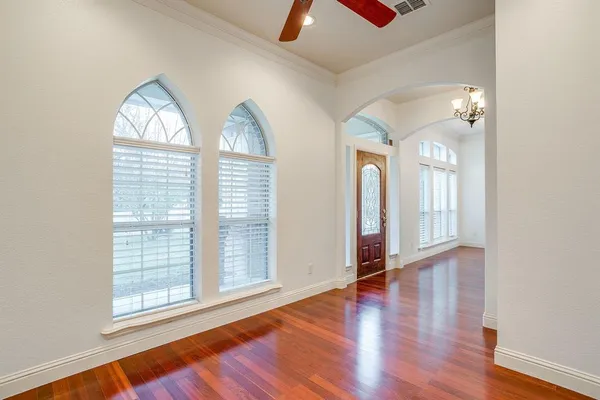 wooden floor in an empty room