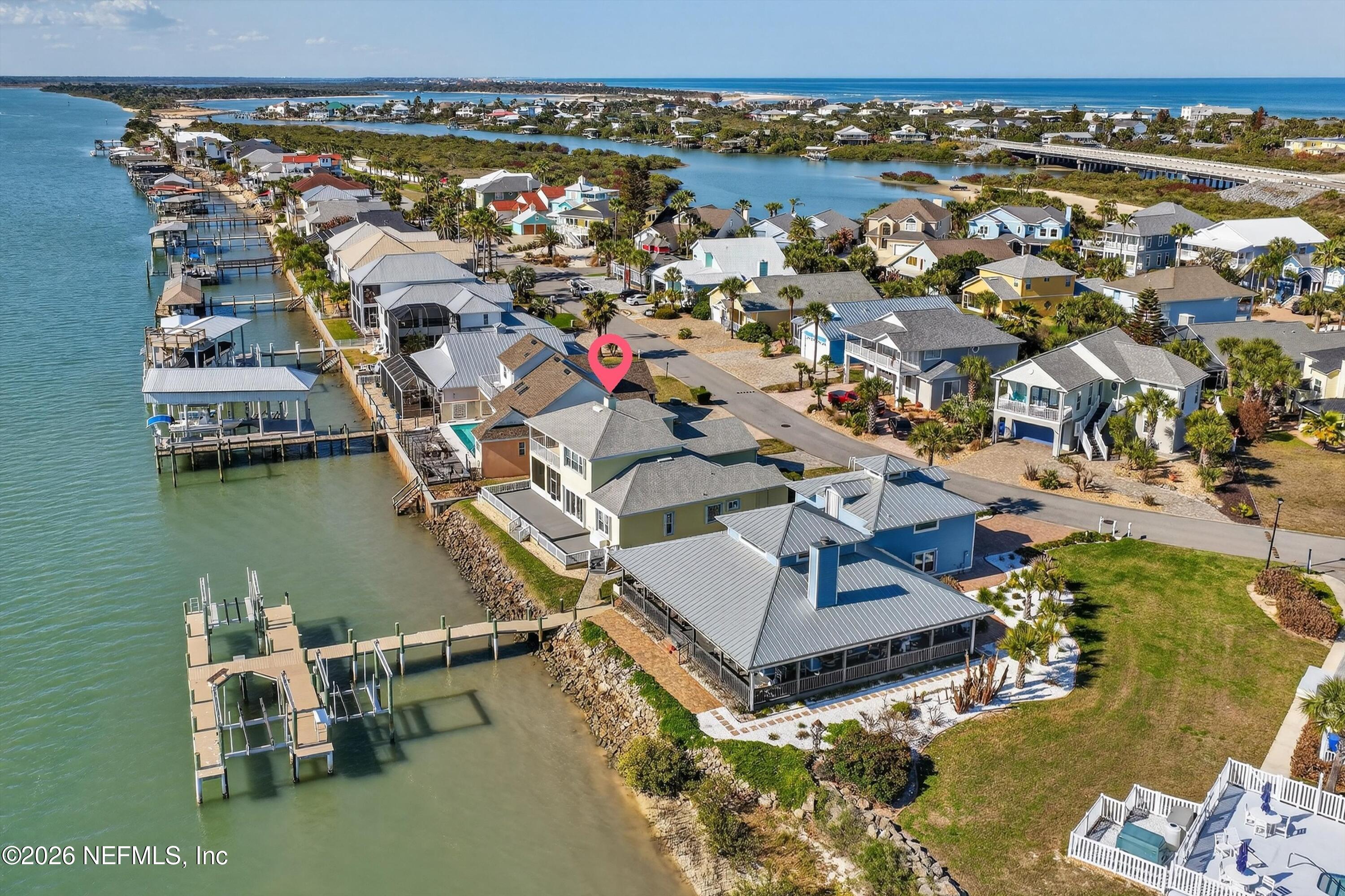 9179 June Lane St. Augustine, FL 32080 - Photo 54 of 56 an aerial view of a house with outdoor space