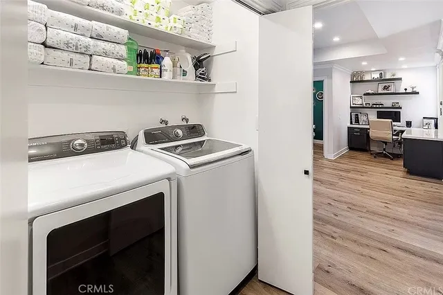 a view of storage and utility room