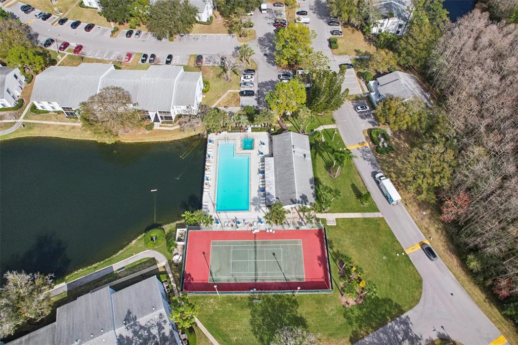 1344 Pine Ridge Circle East, Unit E3 Tarpon Springs, FL 34688 - Photo 23 of 25 an aerial view of a house