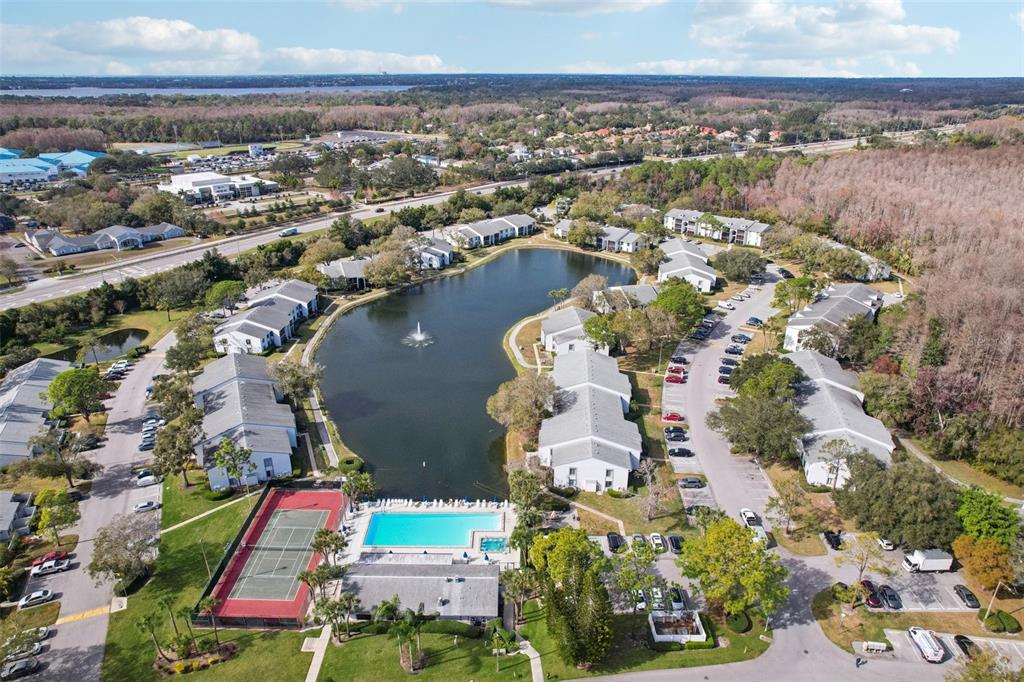 1344 Pine Ridge Circle East, Unit E3 Tarpon Springs, FL 34688 - Photo 25 of 25 an aerial view of multiple house