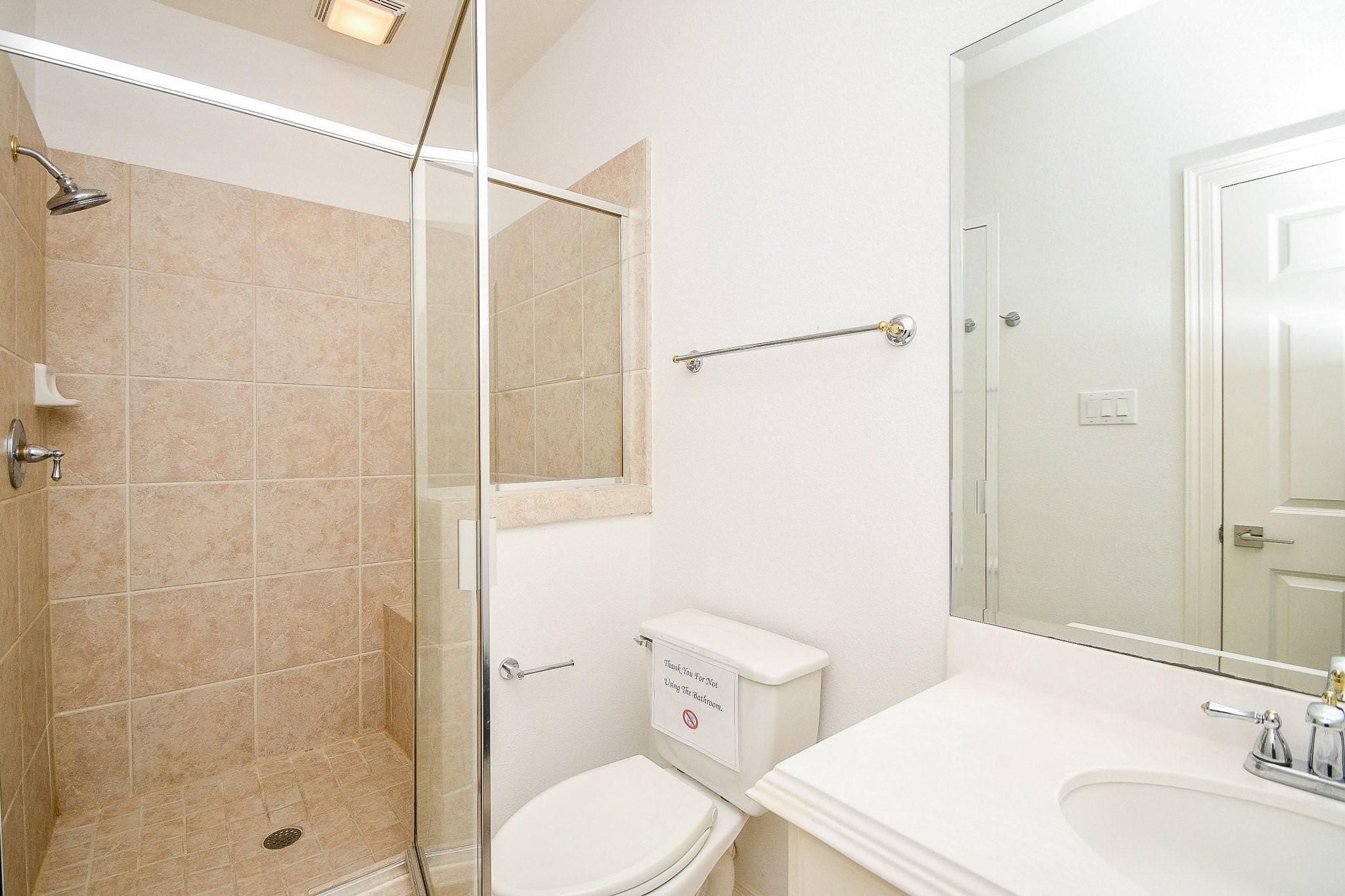 2826 Tudor Manor Houston, TX 77082 - Photo 32 of 37 Third bedroom features an en suite bathroom with a spacious shower.