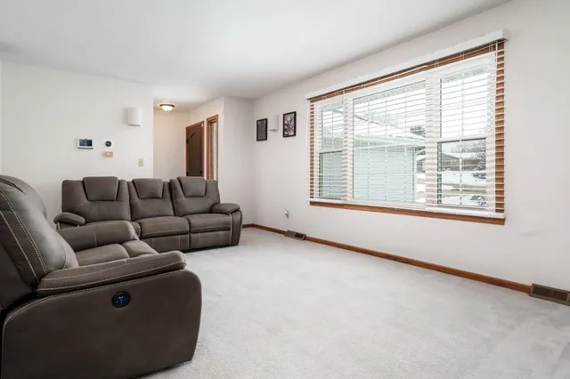 a very nice looking room with a large window