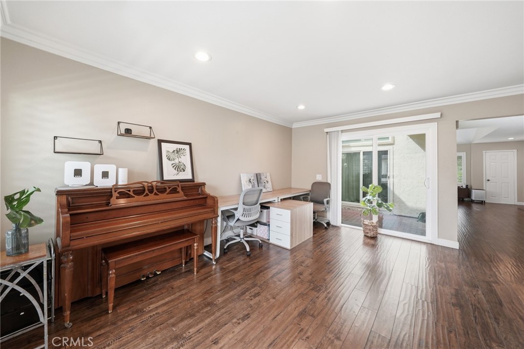 259 Scenic Way Brea, CA 92821 - Photo 17 of 62 a living room with furniture and wooden floor