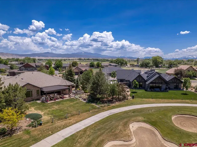 a view of a city with swimming pool