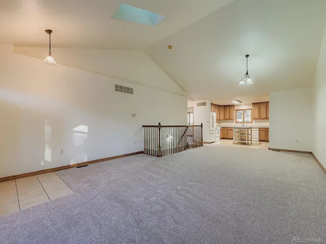 a view of a livingroom with a furniture