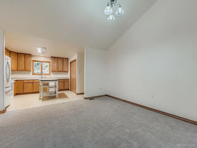 a view of a livingroom with a furniture