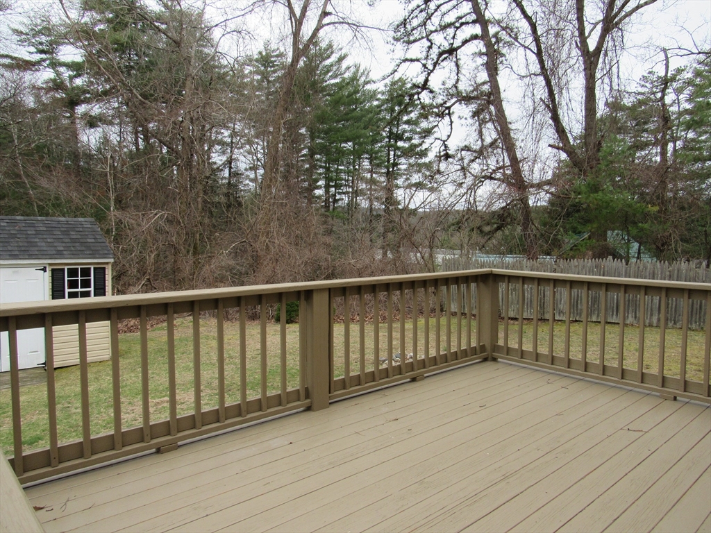 7 Beebe Road Monson, MA 01057 - Photo 27 of 30 a view of a balcony with wooden fence and floor