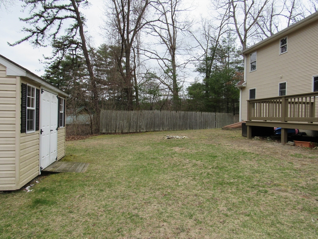 7 Beebe Road Monson, MA 01057 - Photo 30 of 30 a view of backyard with small cabin