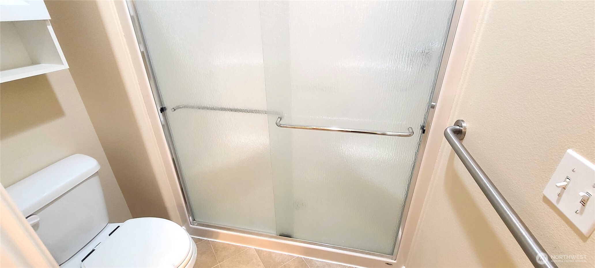 50 Goldenrod Lane Sequim, WA 98382 - Photo 14 of 24 a bathroom with a toilet and a shower