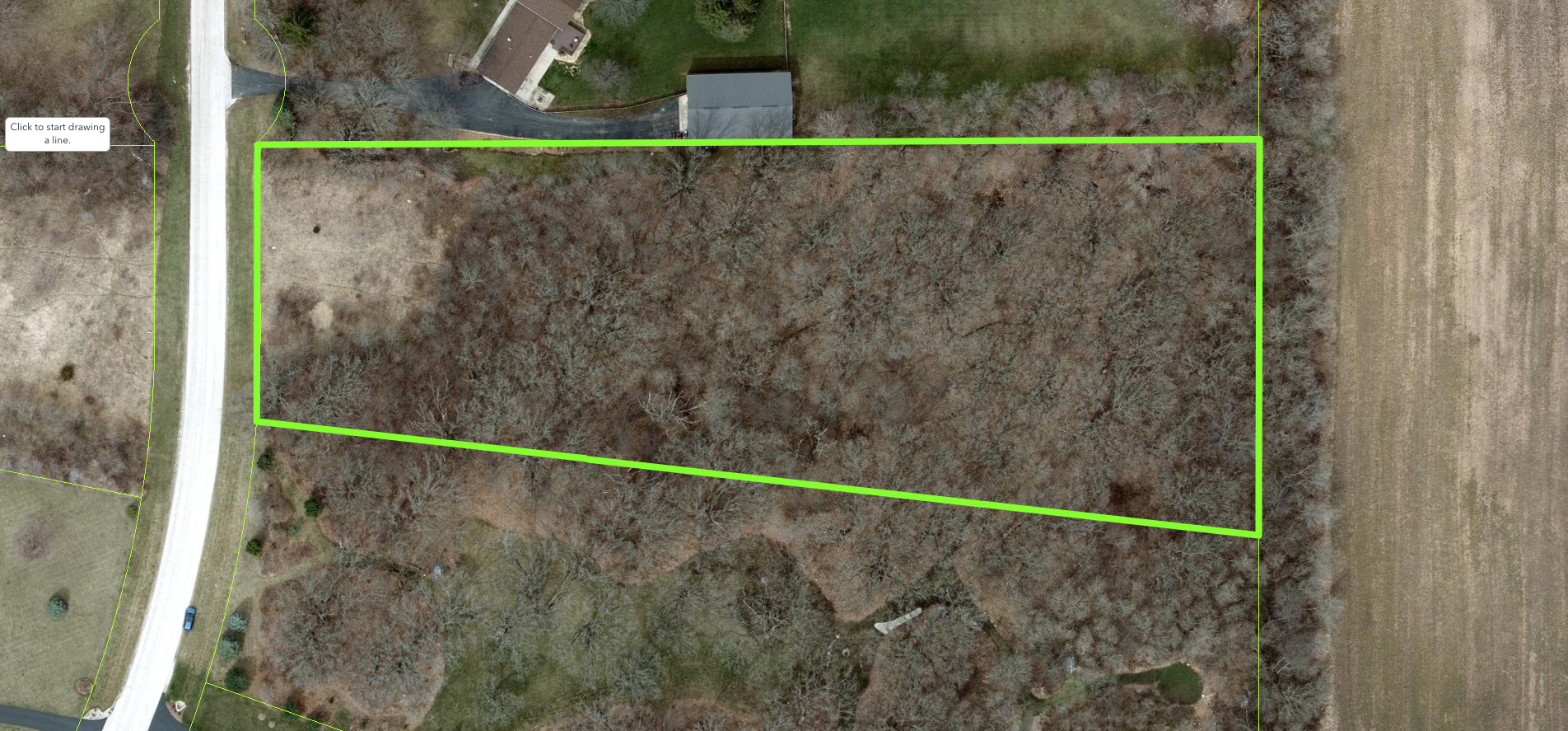 8808 South Hill Road Marengo, IL 60152 - Photo 4 of 6 a view of a dry yard