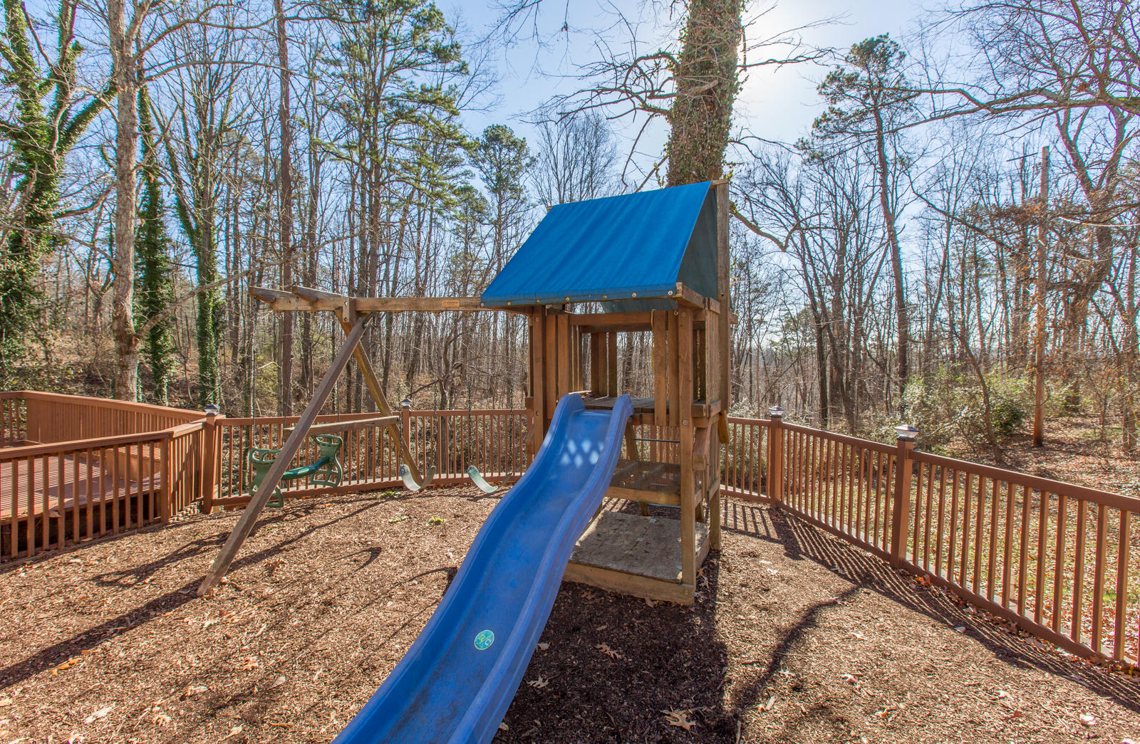 807 Crown Point Road West Signal Mountain, TN 37377 - Photo 34 of 36 Back Yard