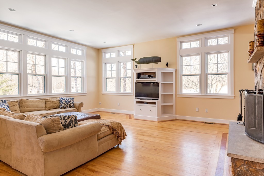 27 Old England Road Ipswich, MA 01938 - Photo 13 of 22 a living room with furniture and a flat screen tv
