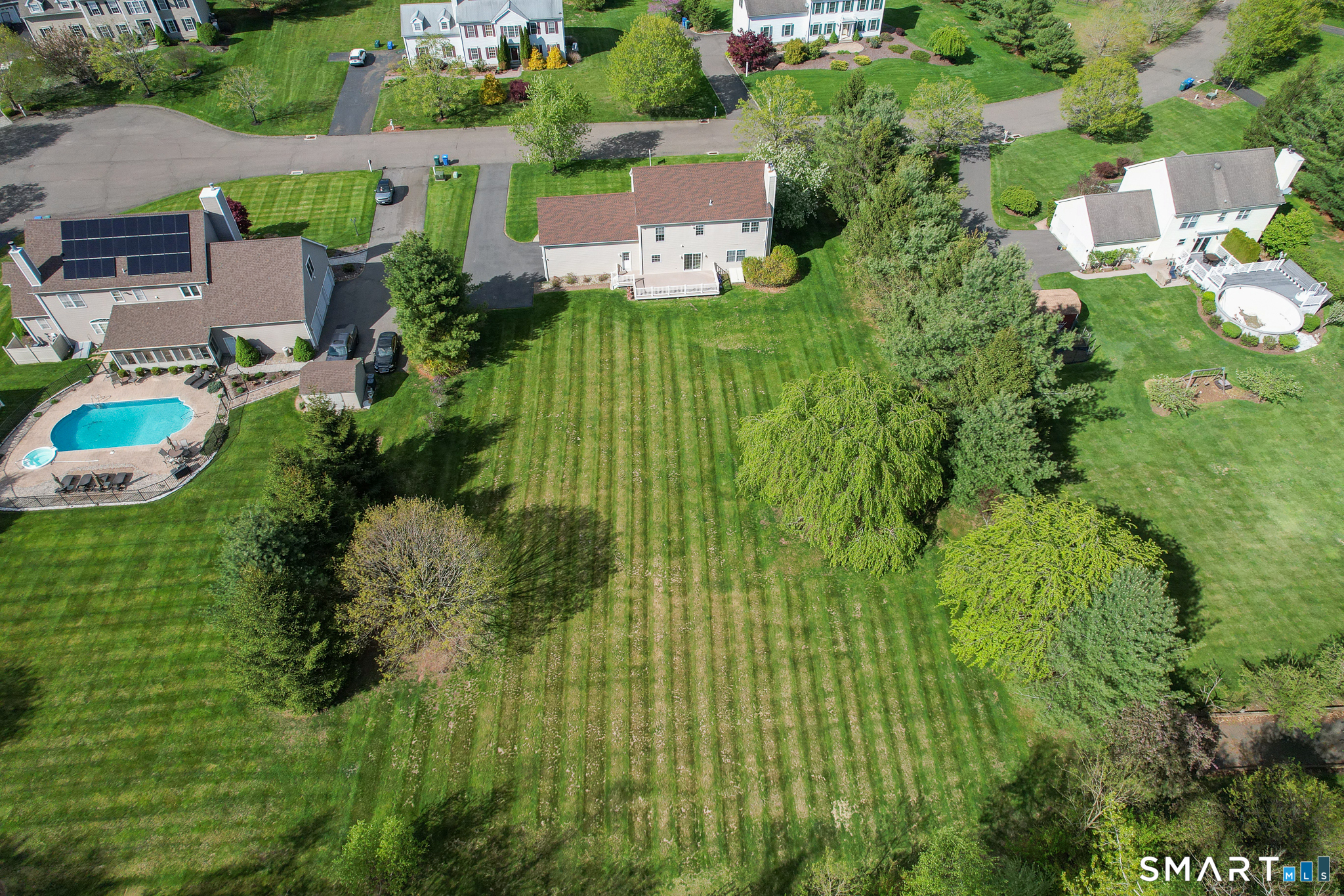 11 Nature Trail Hamden, CT 06518 - Photo 13 of 34 an aerial view of residential houses with outdoor space and trees