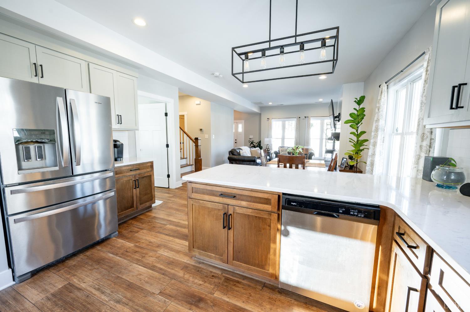 180 Timber Ridge Drive Forest, VA 24551 - Photo 17 of 58 a kitchen with stainless steel appliances granite countertop a sink and refrigerator