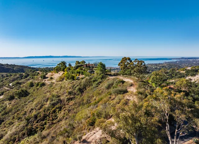 a view of ocean and city