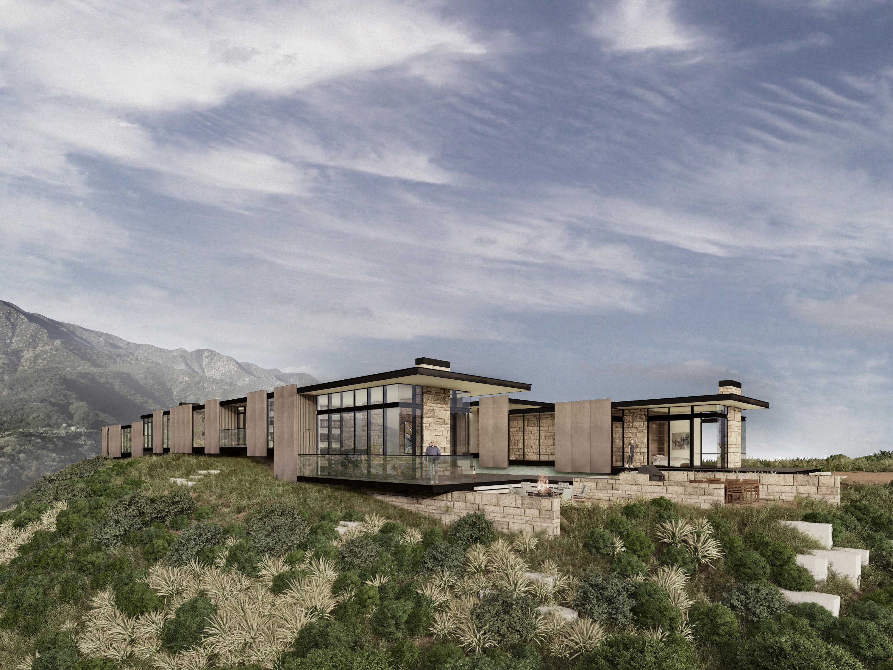 838 Toro Canyon Road Santa Barbara, CA 93108 - Photo 20 of 28 a house view with a garden space