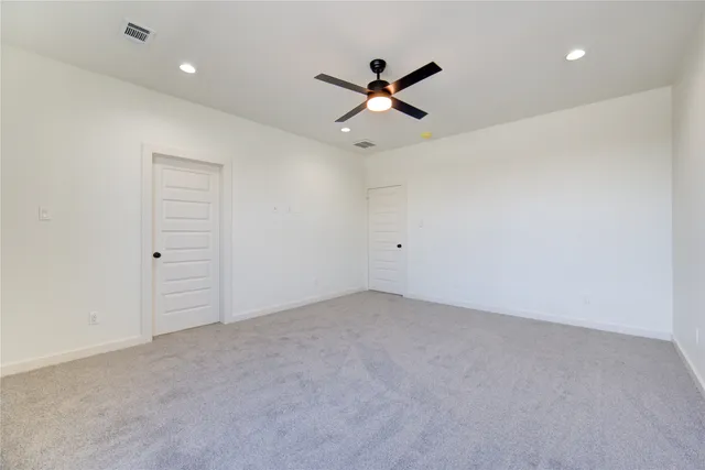 a view of an empty room