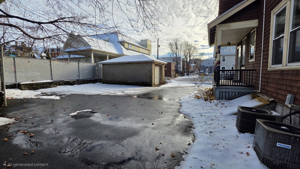 46 Wachusett Street Worcester, MA 01609 - Photo 40 of 42 a view of a backyard of the house
