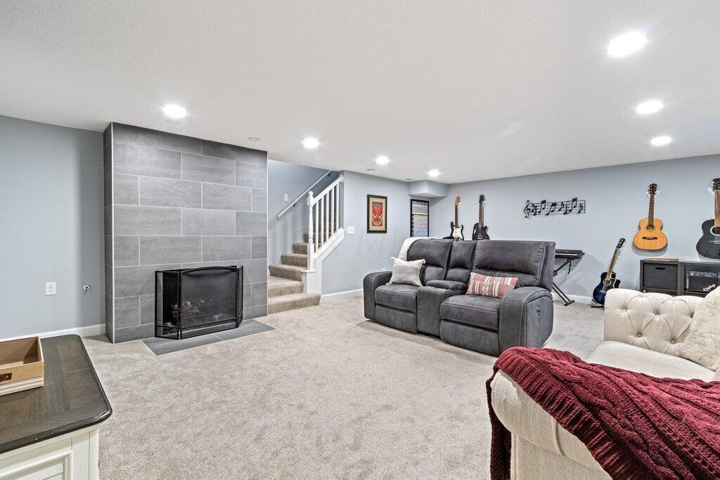 249 East Cooke Road Columbus, OH 43214 - Photo 26 of 40 Finished Rec Room/Family Room in the Basement