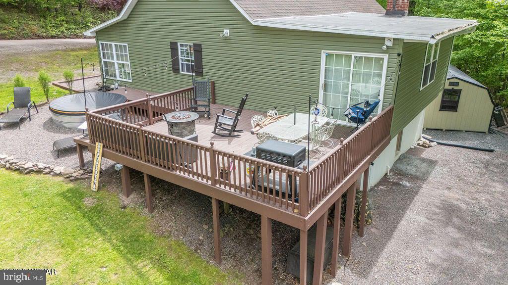 2025 Whiskey Run Road Muncy Valley, PA 17758 - Photo 8 of 54 Charming elevated deck with serene views.