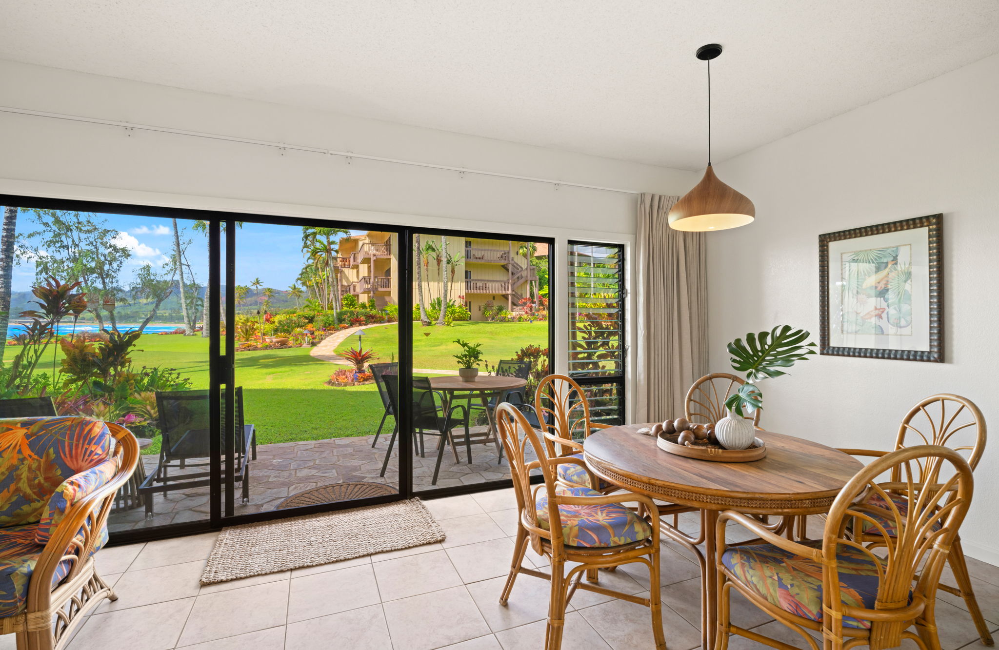 410 Papaloa Road, Unit 316 Kapaa, HI 96746 - Photo 7 of 30 a view of a dining room with furniture window and outside view