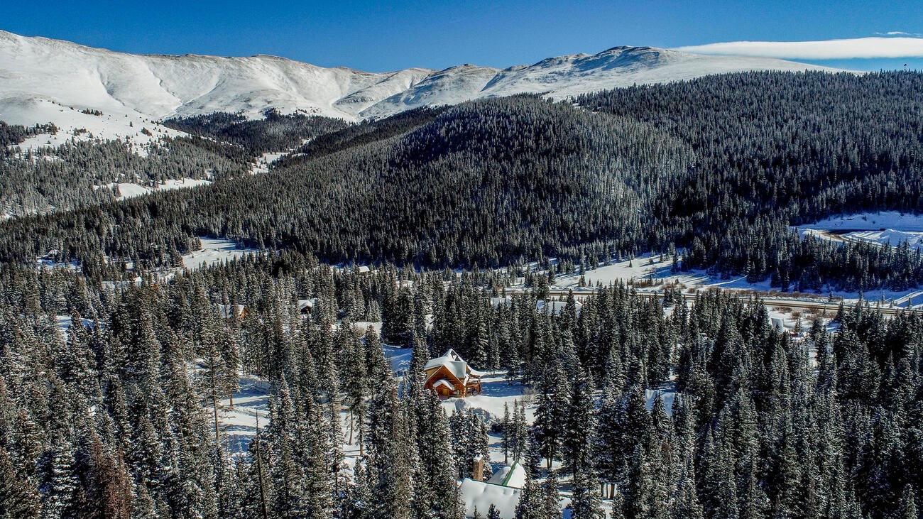 229 Lee Lane Breckenridge, CO 80424 - Photo 44 of 49 a outdoor view of a house with a lake view