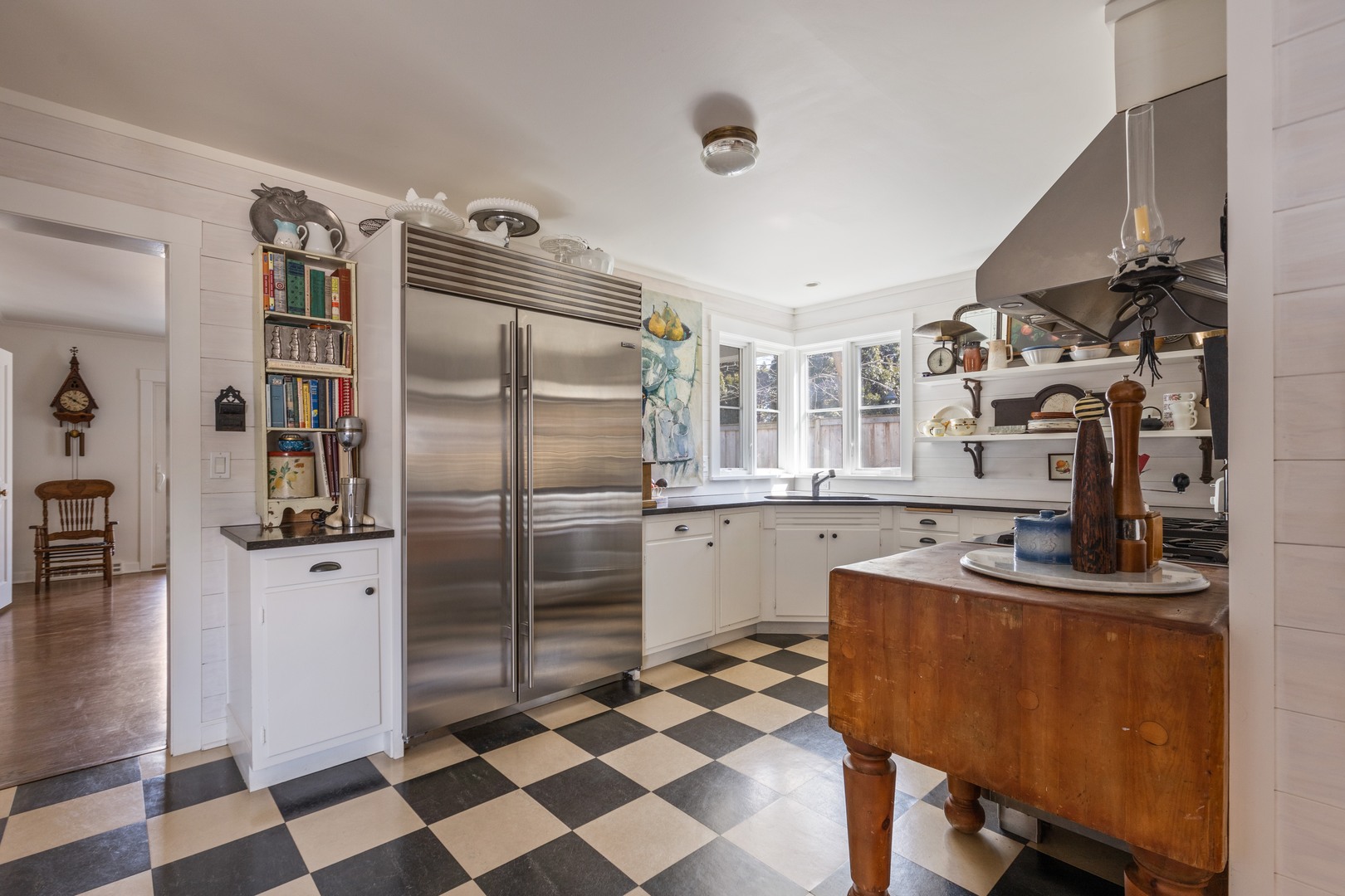 453 Sheridan Road Winnetka, IL 60093 - Photo 6 of 15 a kitchen with stainless steel appliances granite countertop a refrigerator and a sink
