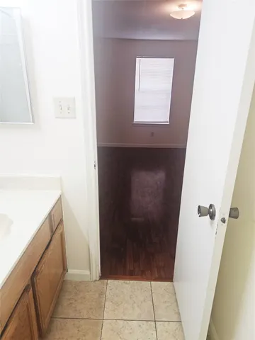 a view of a small space