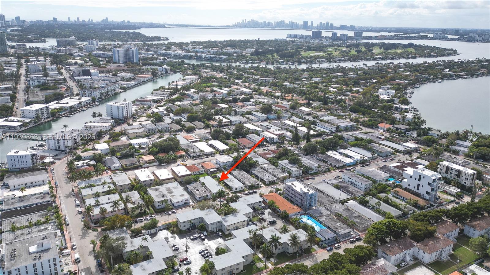 650 83rd Street, Unit 1 Miami Beach, FL 33141 - Photo 17 of 37 an aerial view of city