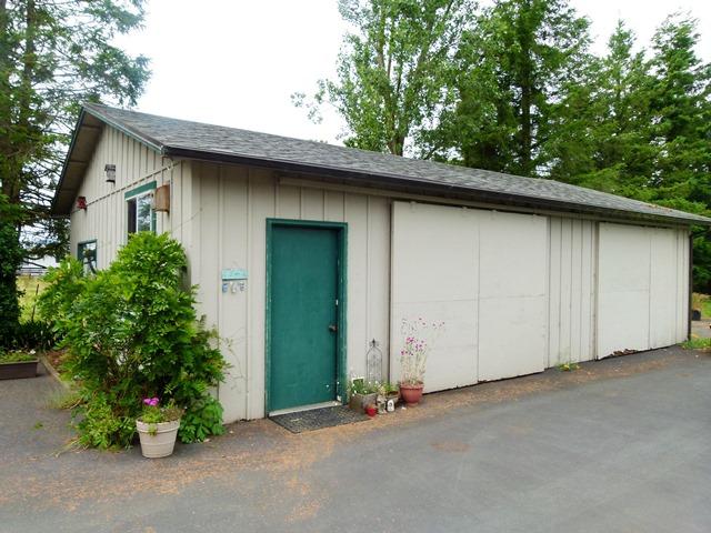 503 Hodgdon Road Tillamook, OR 97141 - Photo 6 of 43 a backyard of a house with plants and trees