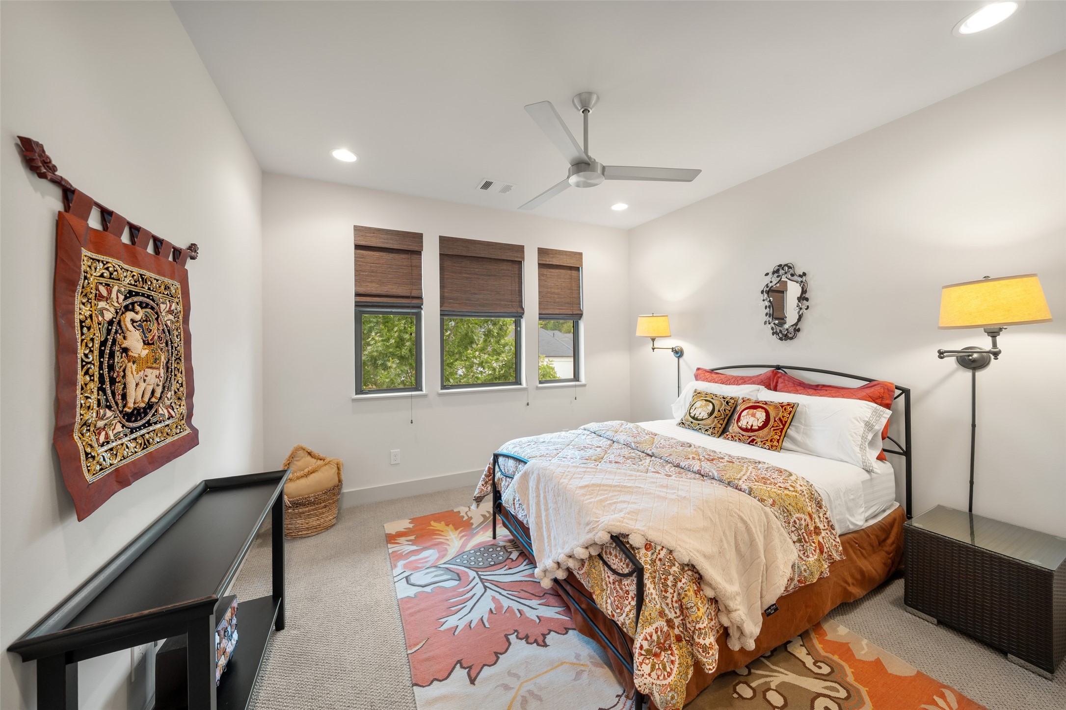 24902 Delaney Knoll Spring, TX 77389 - Photo 32 of 49 a bedroom with a bed and a large window