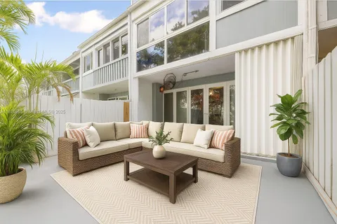 a view of a living room and a couch