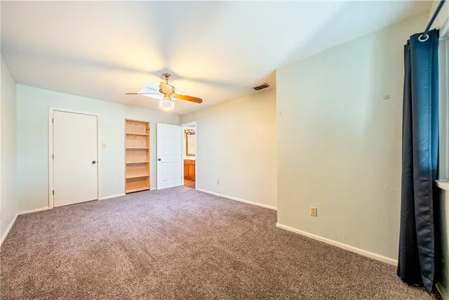 a view of a walk in closet