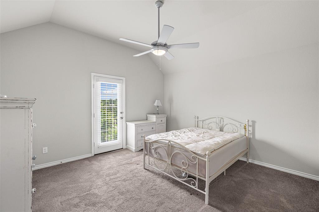 437 Prairie Run Aledo, TX 76008 - Photo 24 of 33 Vaulted ceiling with a ceiling fan