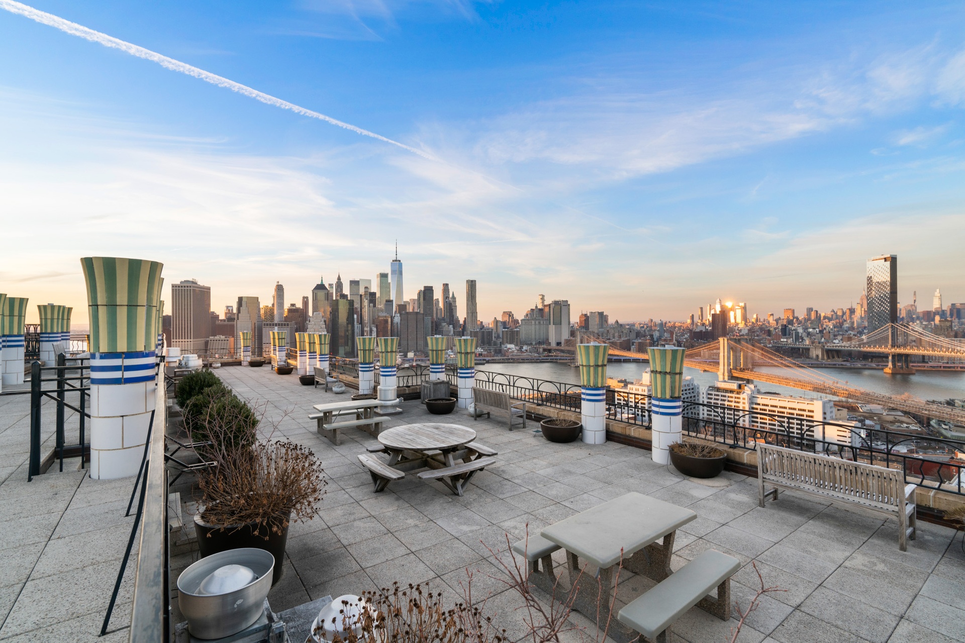 111 Hicks Street, Unit 5QR Brooklyn, NY 11201 - Photo 14 of 19 a view of a terrace with furniture