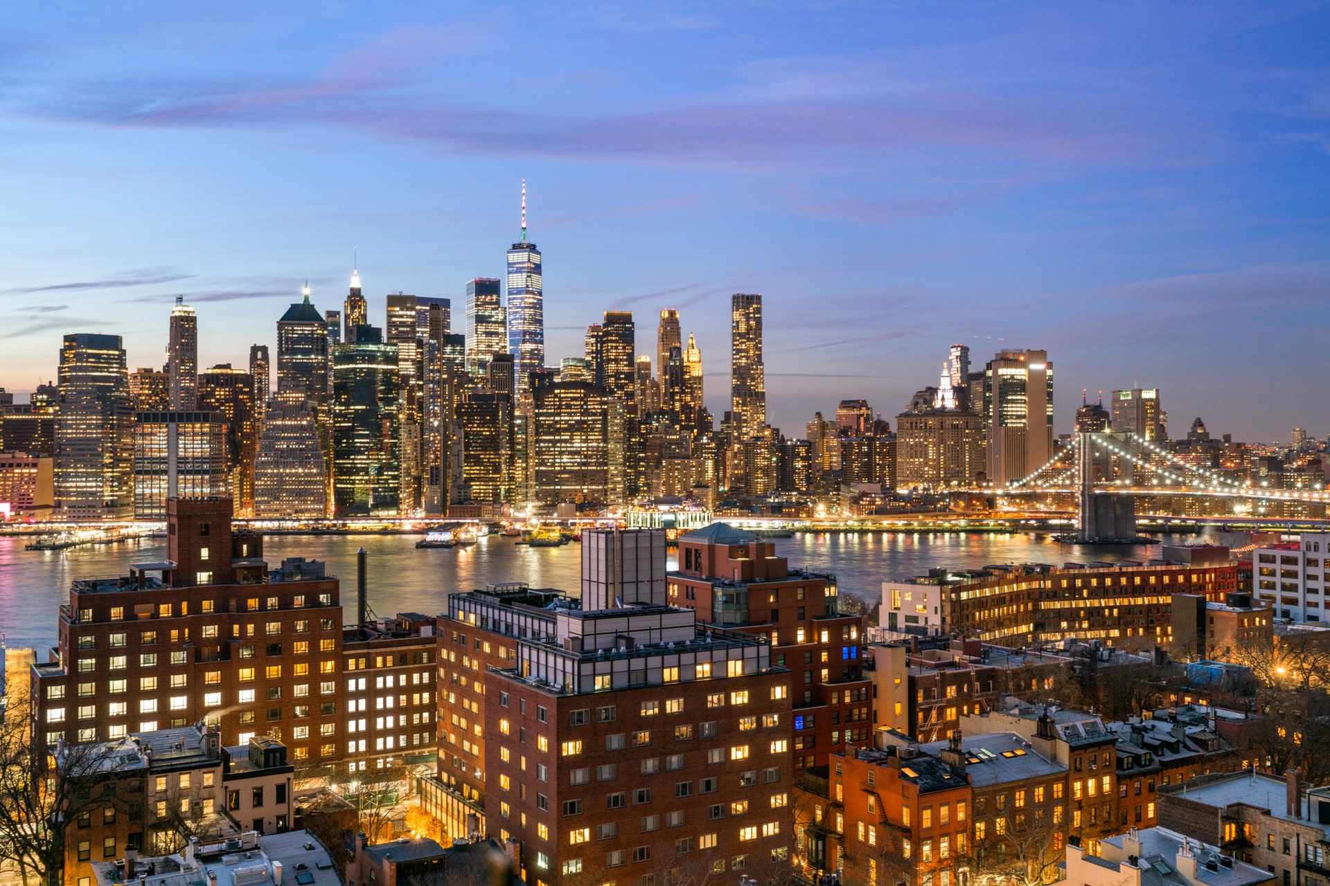111 Hicks Street, Unit 5QR Brooklyn, NY 11201 - Photo 17 of 19 a view of a city with tall buildings