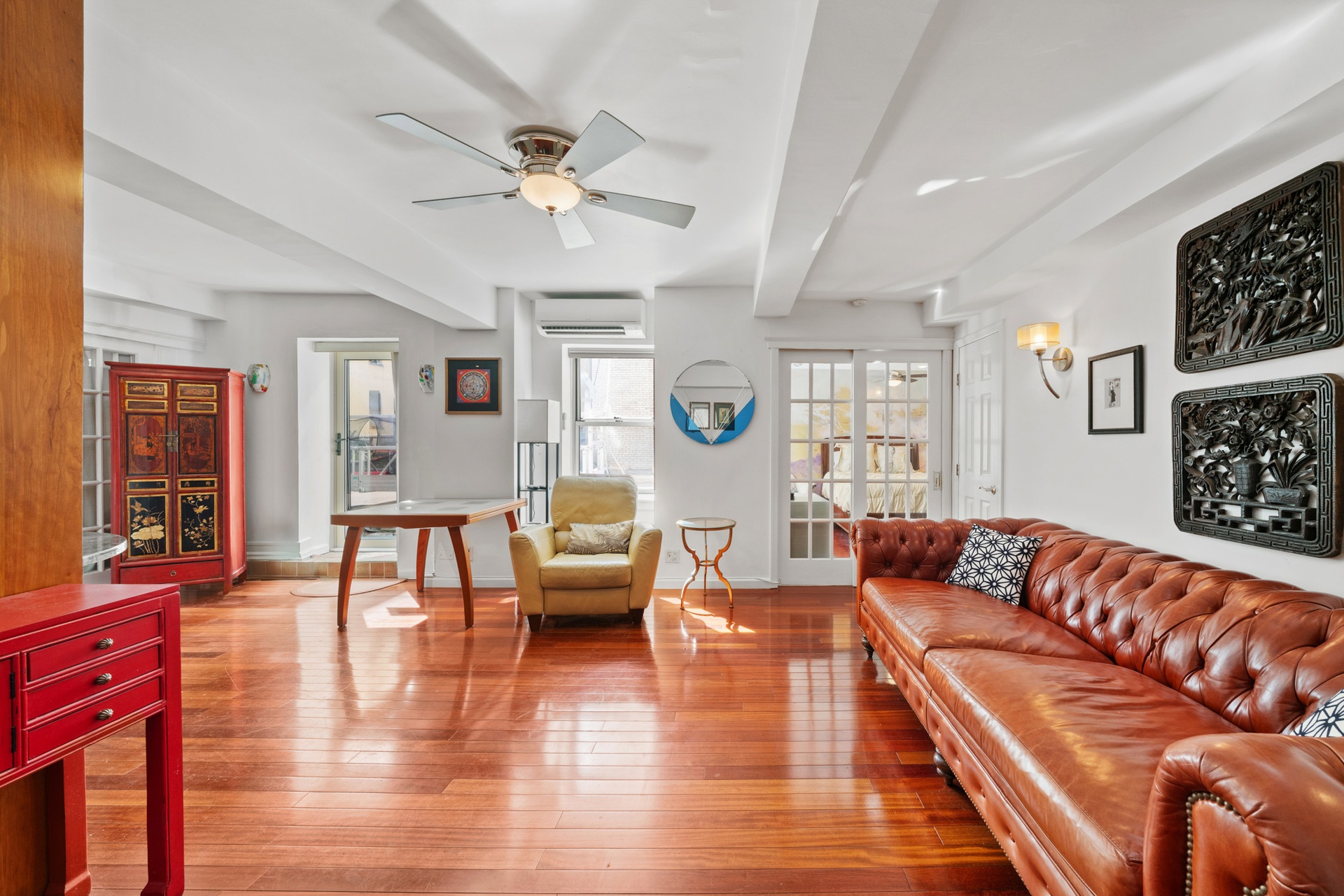 111 Hicks Street, Unit 5QR Brooklyn, NY 11201 - Photo 3 of 19 a living room with furniture and wooden floor
