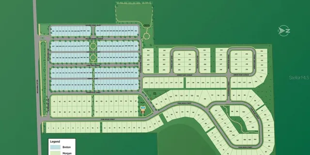 a view of a lake with a house in the background