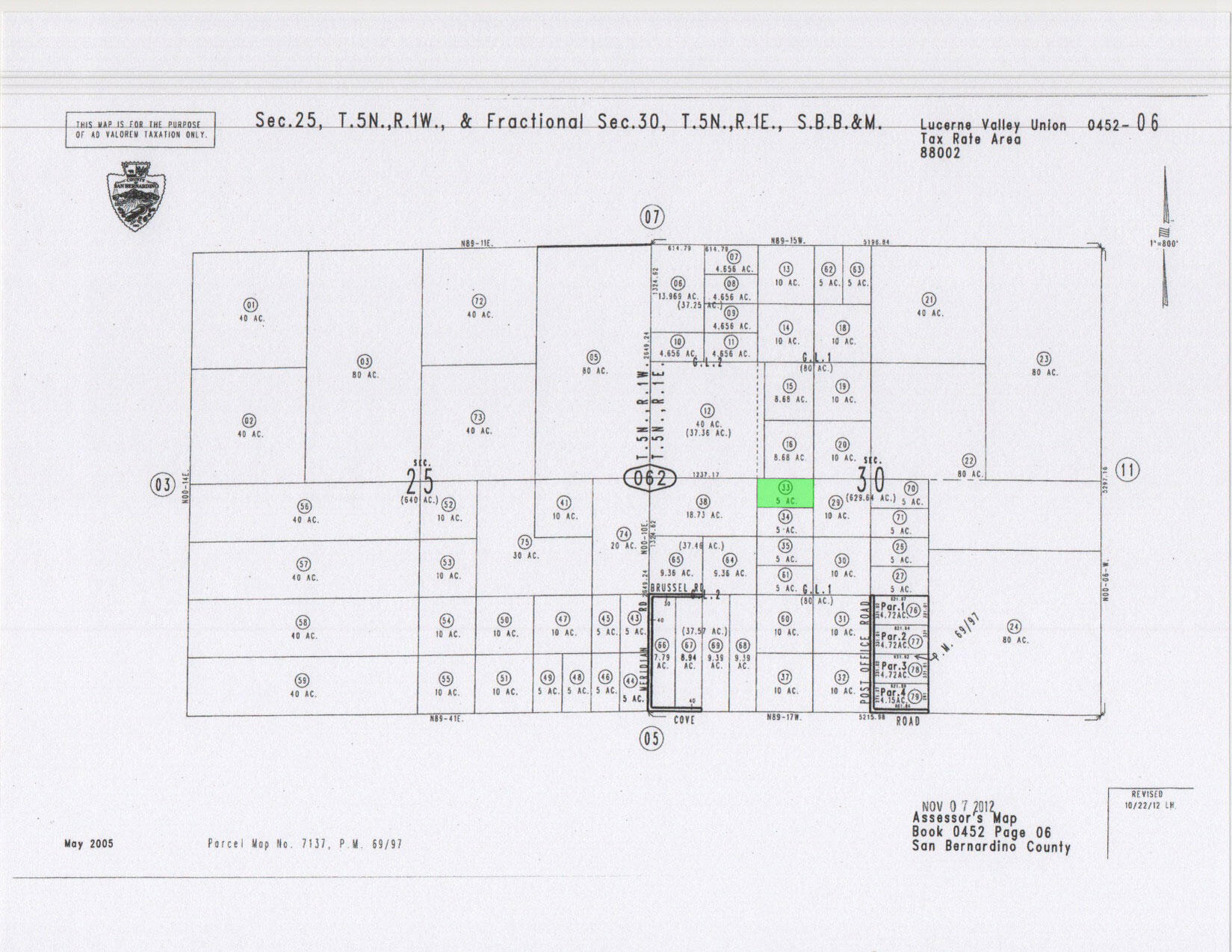 452062330000 452062330000th Lucerne Vly Ca  