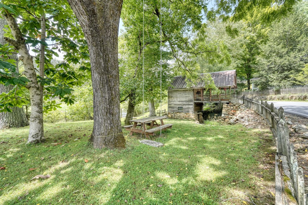 2350 Dial Road Blue Ridge, GA 30513 - Photo 54 of 76 a view of a garden with a tree