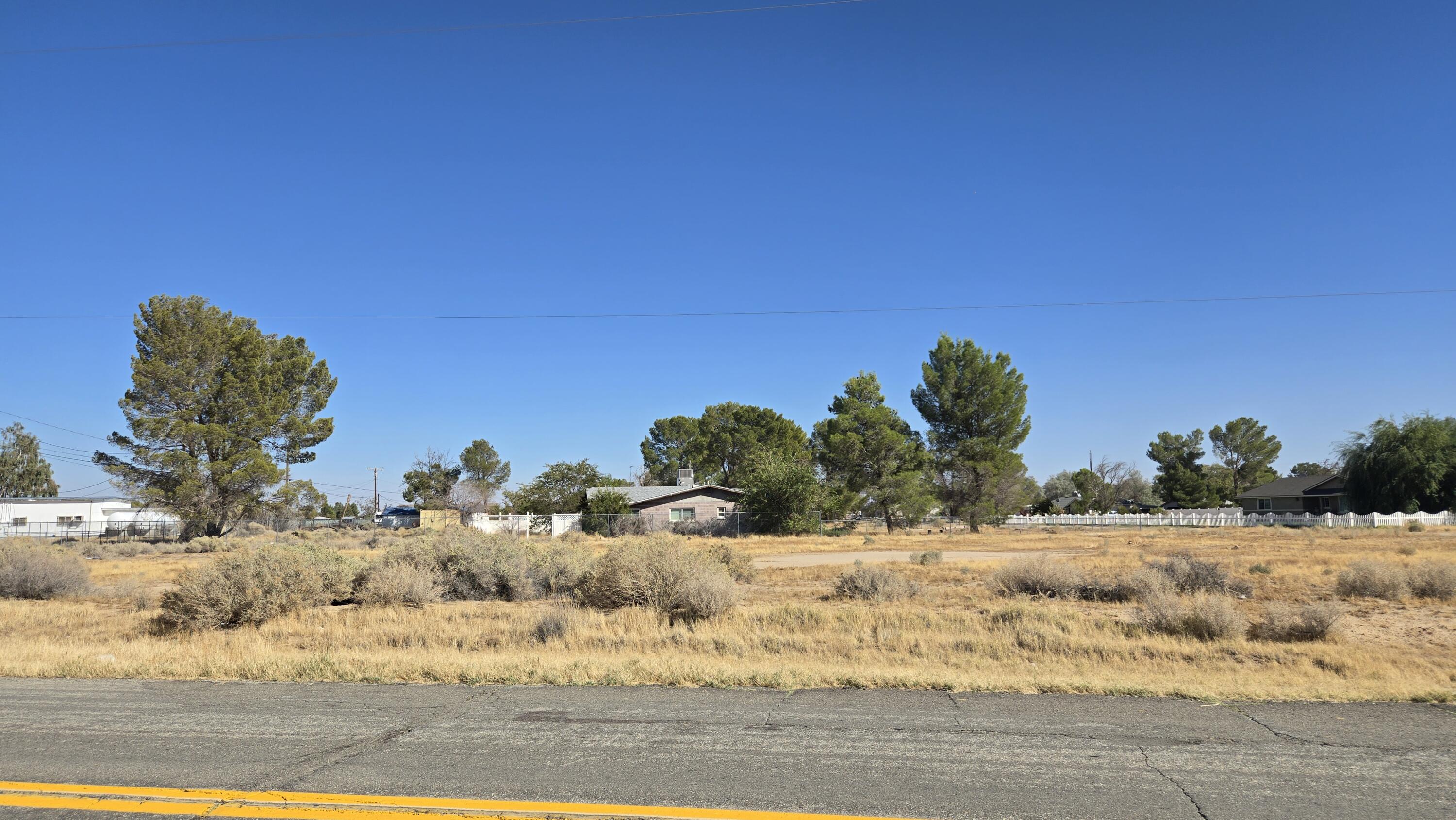 Alexander Avenue Edwards, CA 93523 - Photo 19 of 22 a view of a dry yard with wooden fence