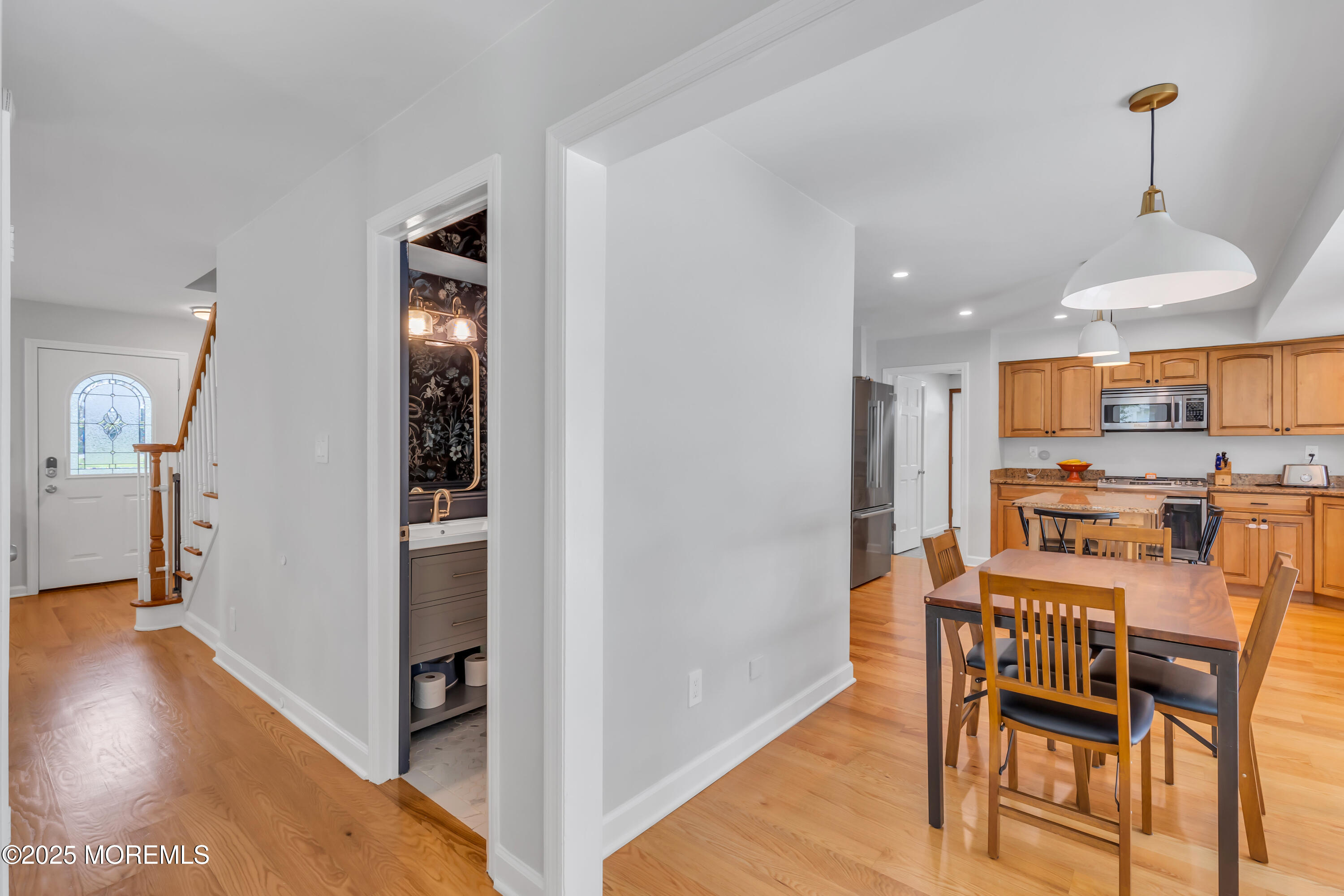 8 Allston Street Red Bank, NJ 07701 - Photo 17 of 64 a view of a kitchen and dining room