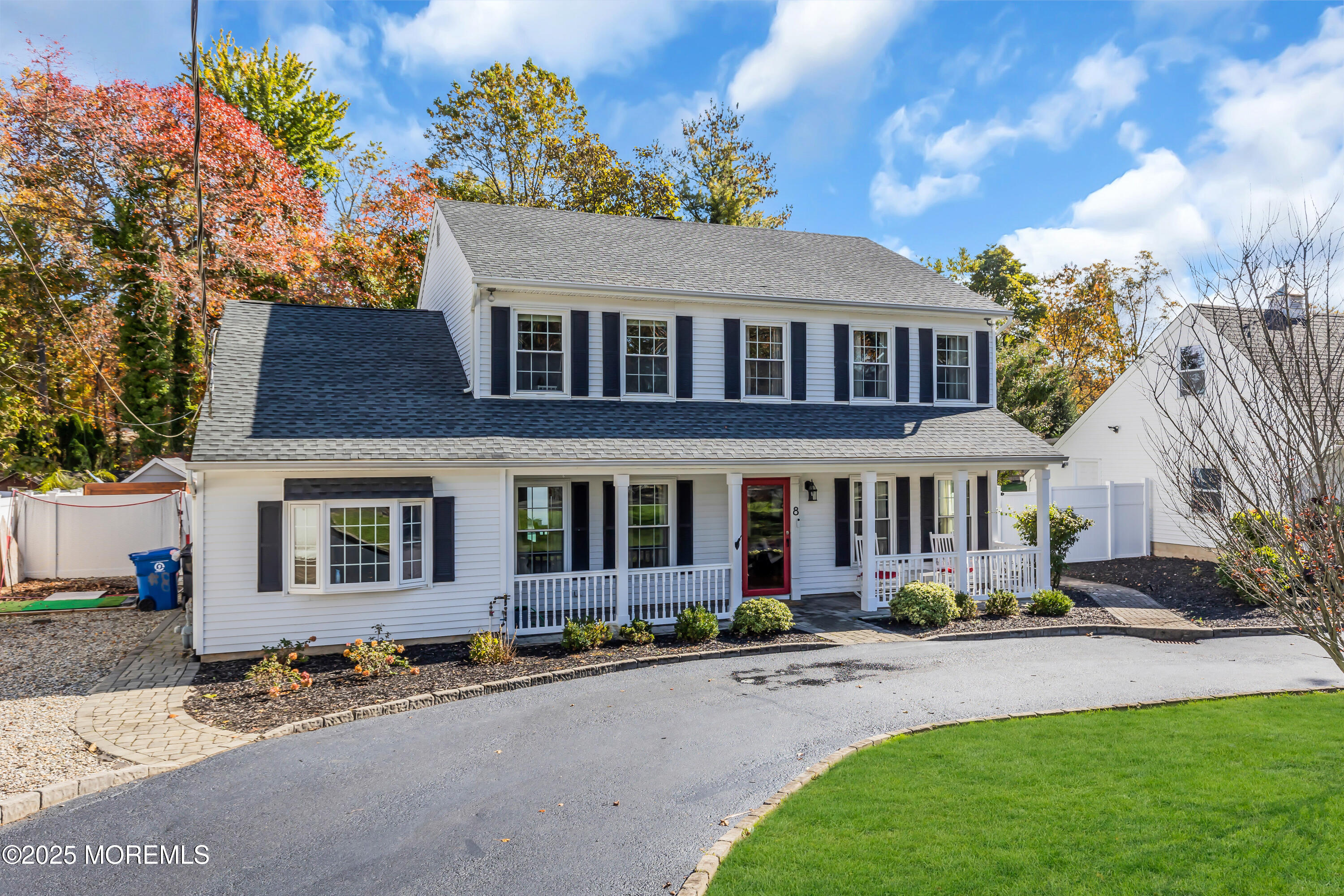 8 Allston Street Red Bank, NJ 07701 - Photo 2 of 64 a front view of a house with yard and trees