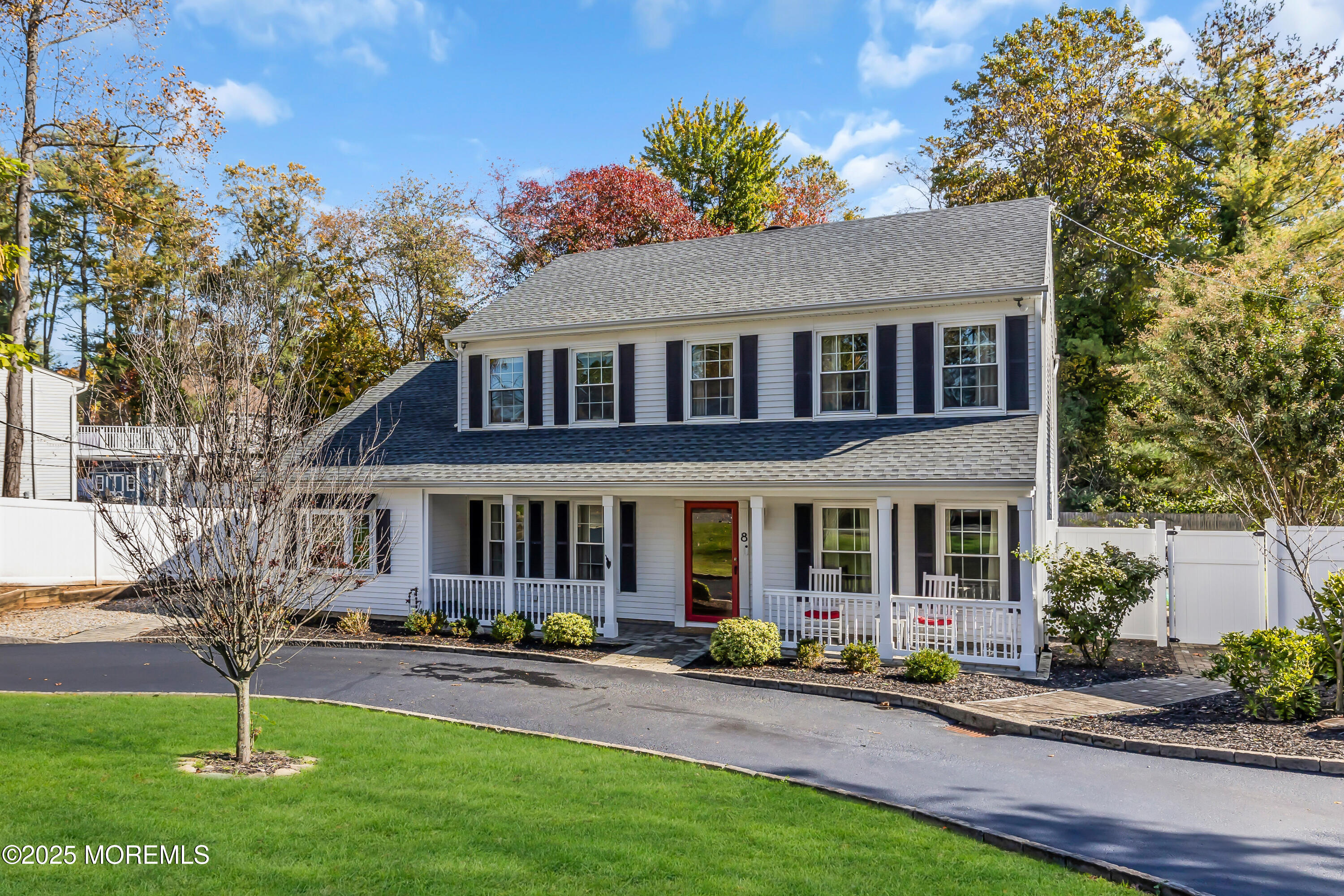 8 Allston Street Red Bank, NJ 07701 - Photo 4 of 64 a front view of a house with yard and green space