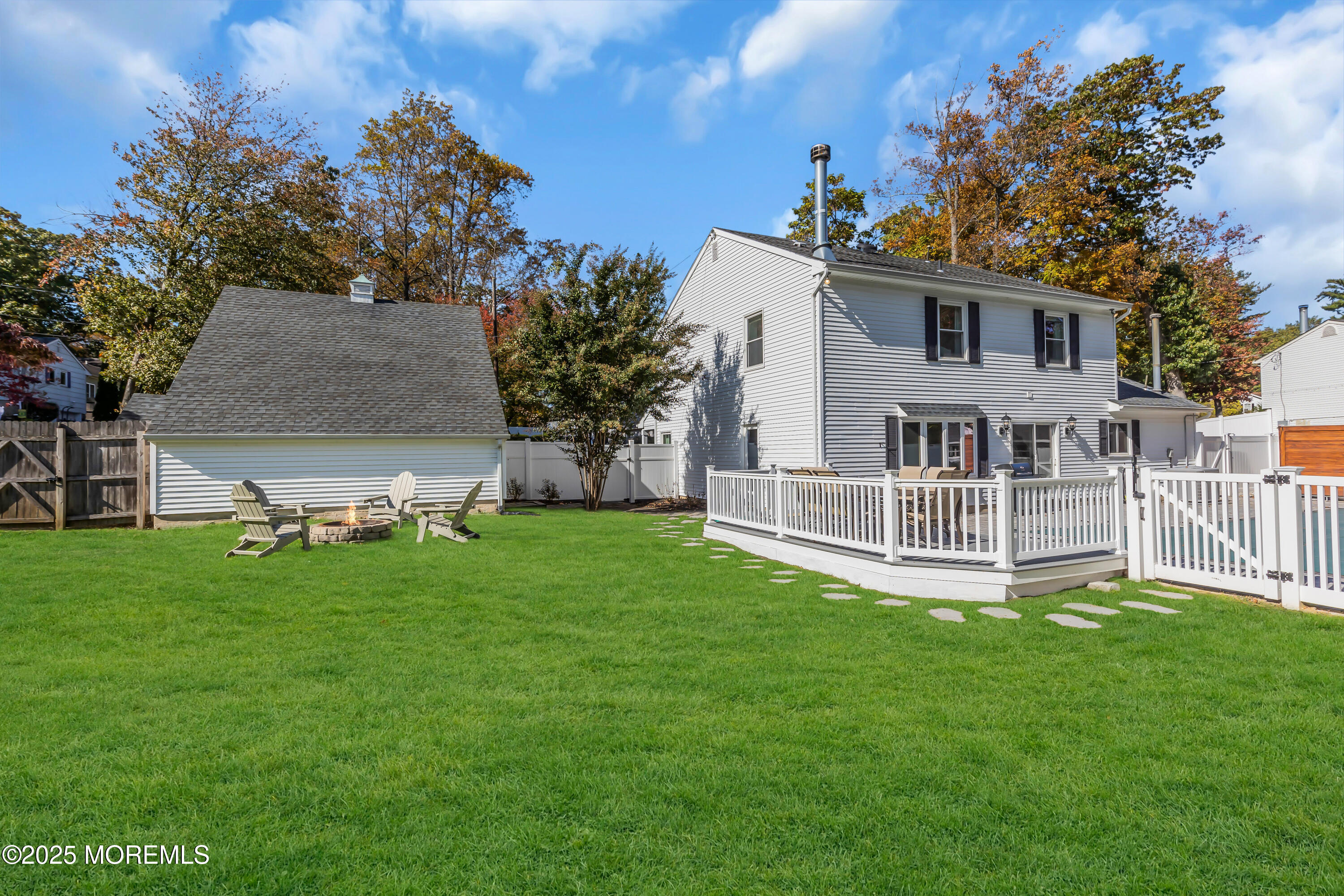 8 Allston Street Red Bank, NJ 07701 - Photo 53 of 64 a view of a house with a backyard and a tree