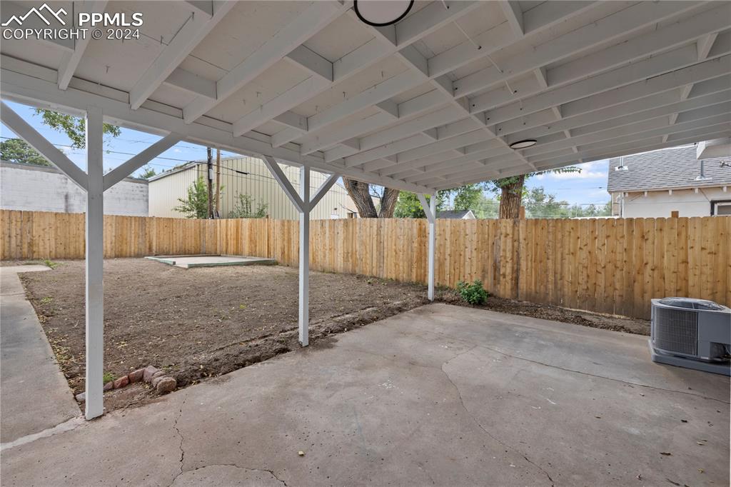 2615 East Boulder Street Colorado Springs, CO 80909 - Photo 33 of 50 a view of a backyard