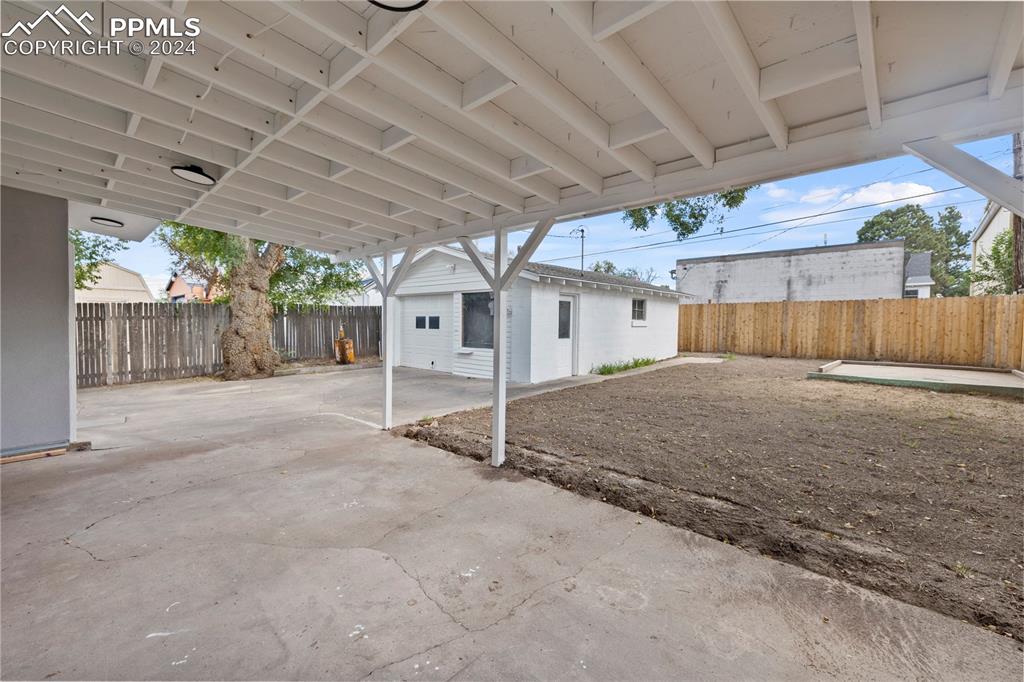 2615 East Boulder Street Colorado Springs, CO 80909 - Photo 34 of 50 a view of a backyard