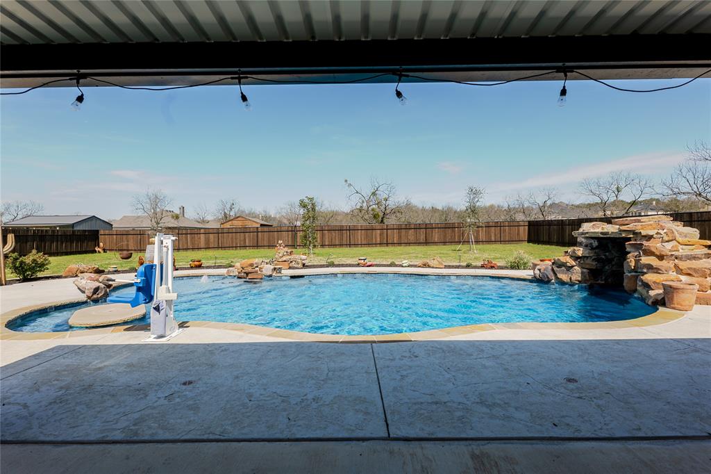 470 Wilson Bend Road Millsap, TX 76066 - Photo 28 of 39 a view of a room with wooden floor
