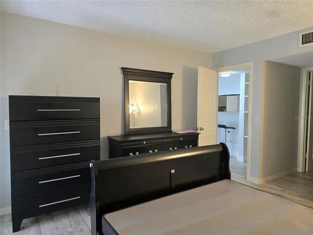 a view of small space with racks on the wall